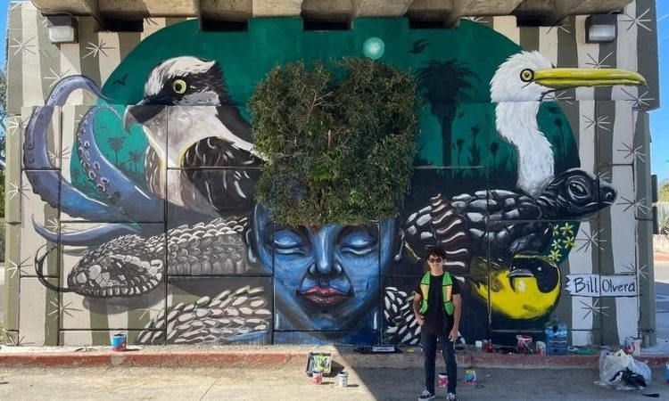 Beautiful Mural Adorns La Playita Bridge