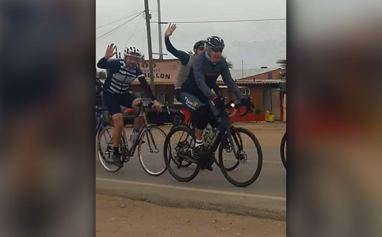 Harrison Ford Bikes Down the Baja