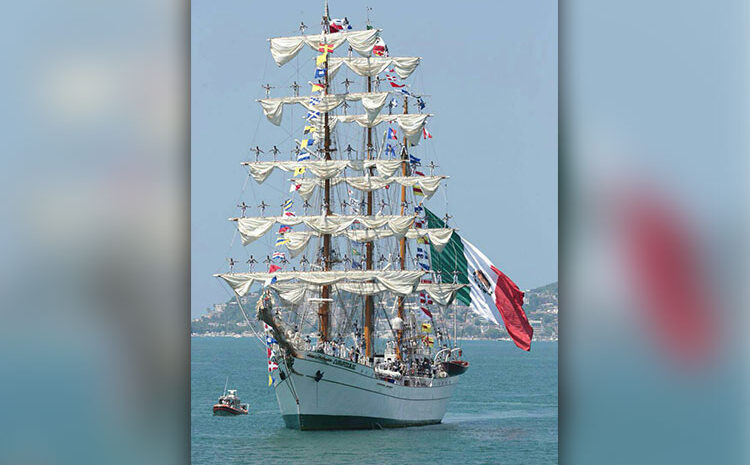 Navy Training Sailboat Visits La Paz