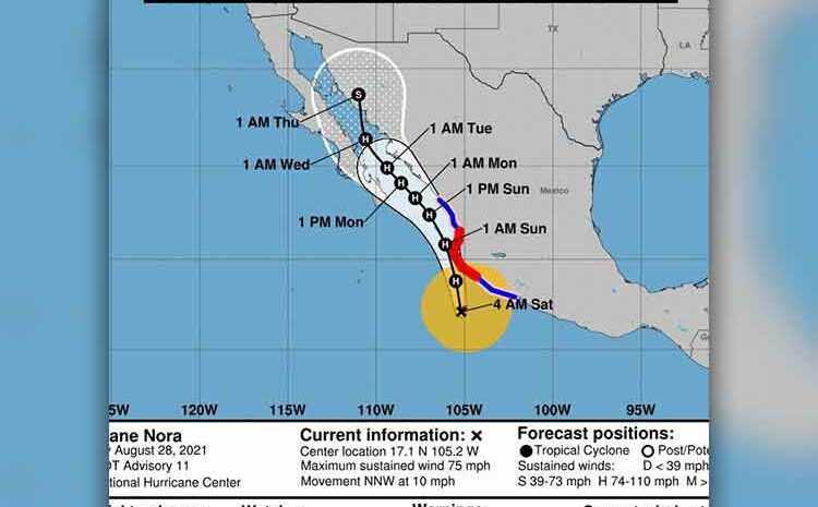 Hurricane Nora Approaches Cabo