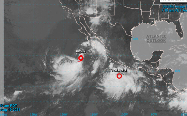 Tropical Storm Kevin Hits Los Cabos