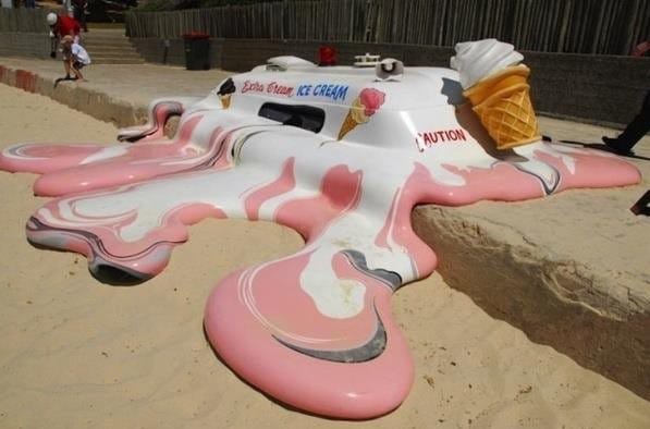Caloron-Ice-cream-cart-melted - Gringo Gazette