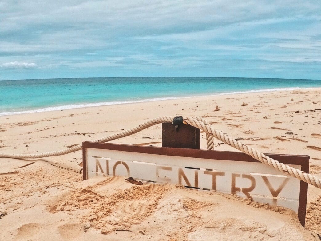 no-entry-sign-at-the-private-beach-2022-11-07-23-57-19-utc-scaled-1 - Gringo Gazette