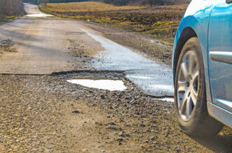 Big,Pothole,On,Road,After,Winter - Gringo Gazette