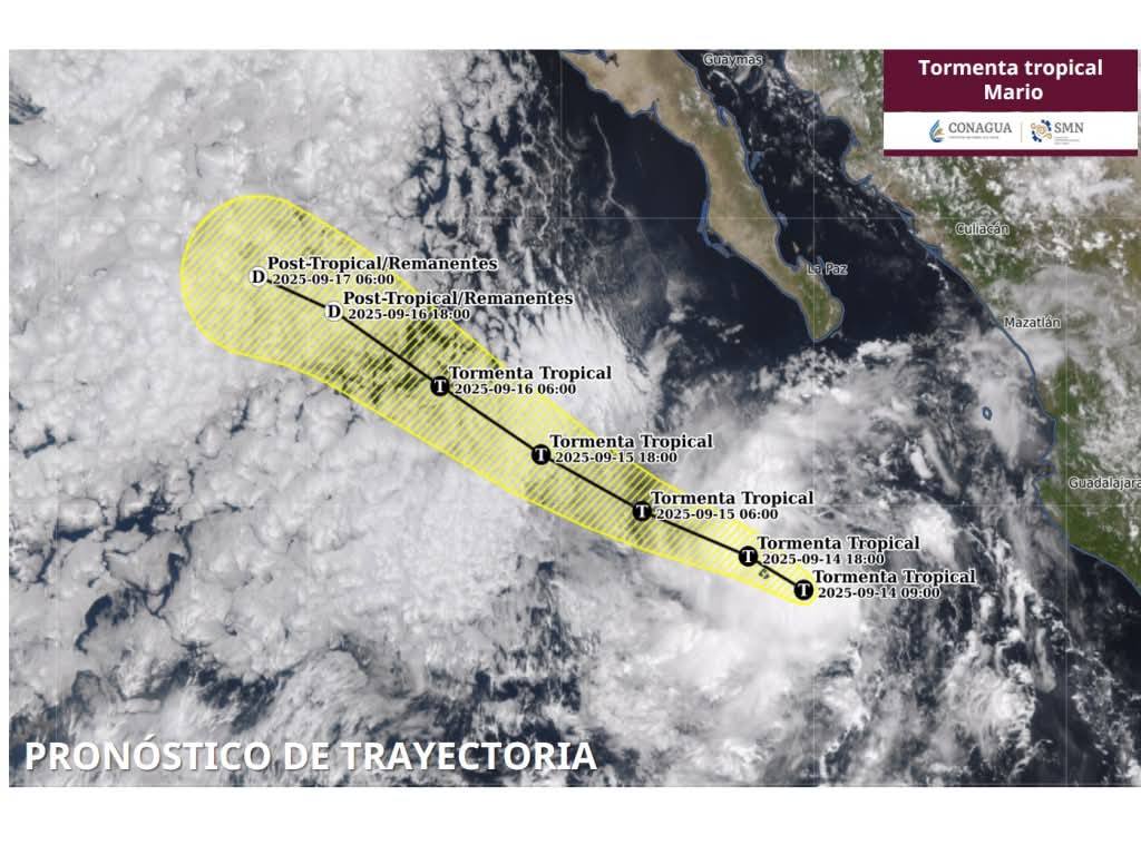 Tropical storm Mario - Gringo Gazette