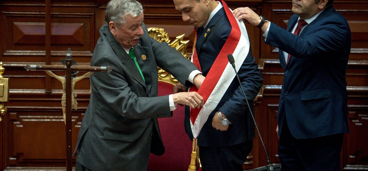 Aggregator Downloaded image for imported item 32358 - Gringo Gazette Peru wakes up to 7th president in less than a decade after President Boluarte ousted by Congress