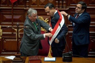 Aggregator Downloaded image for imported item 32358 - Gringo Gazette Peru wakes up to 7th president in less than a decade after President Boluarte ousted by Congress