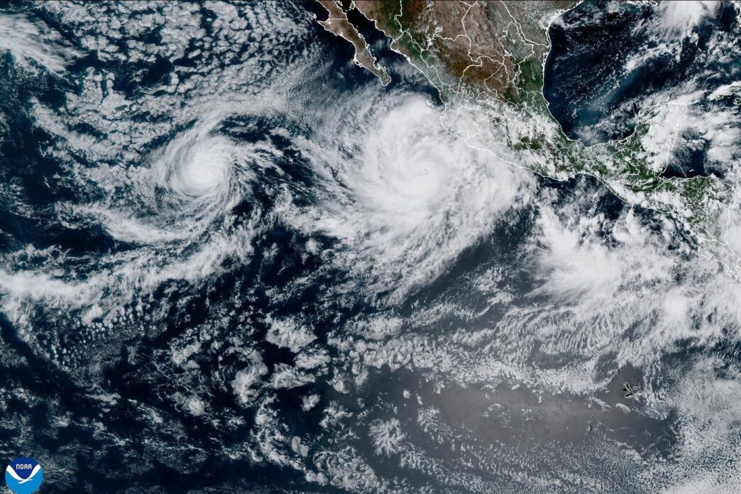 Aggregator Downloaded image for imported item 32210 - Gringo Gazette Hurricane Priscilla forms in the Pacific Ocean off the southwestern coast of Mexico