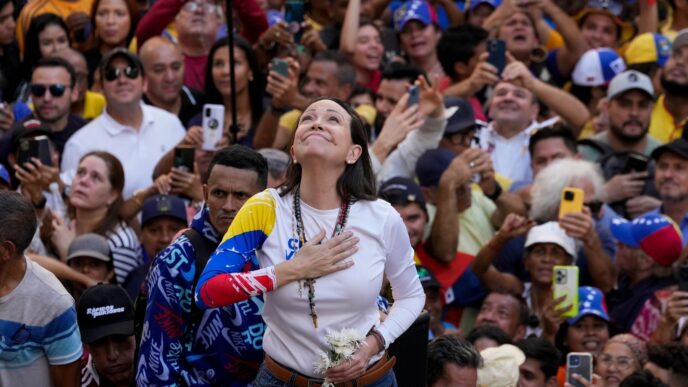 Venezuelan opposition leader María Corina Machado wins the Nobel Peace Prize