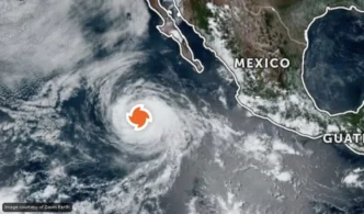 High Waves, Strong Swells as Hurricane Genevieve Affects BCS