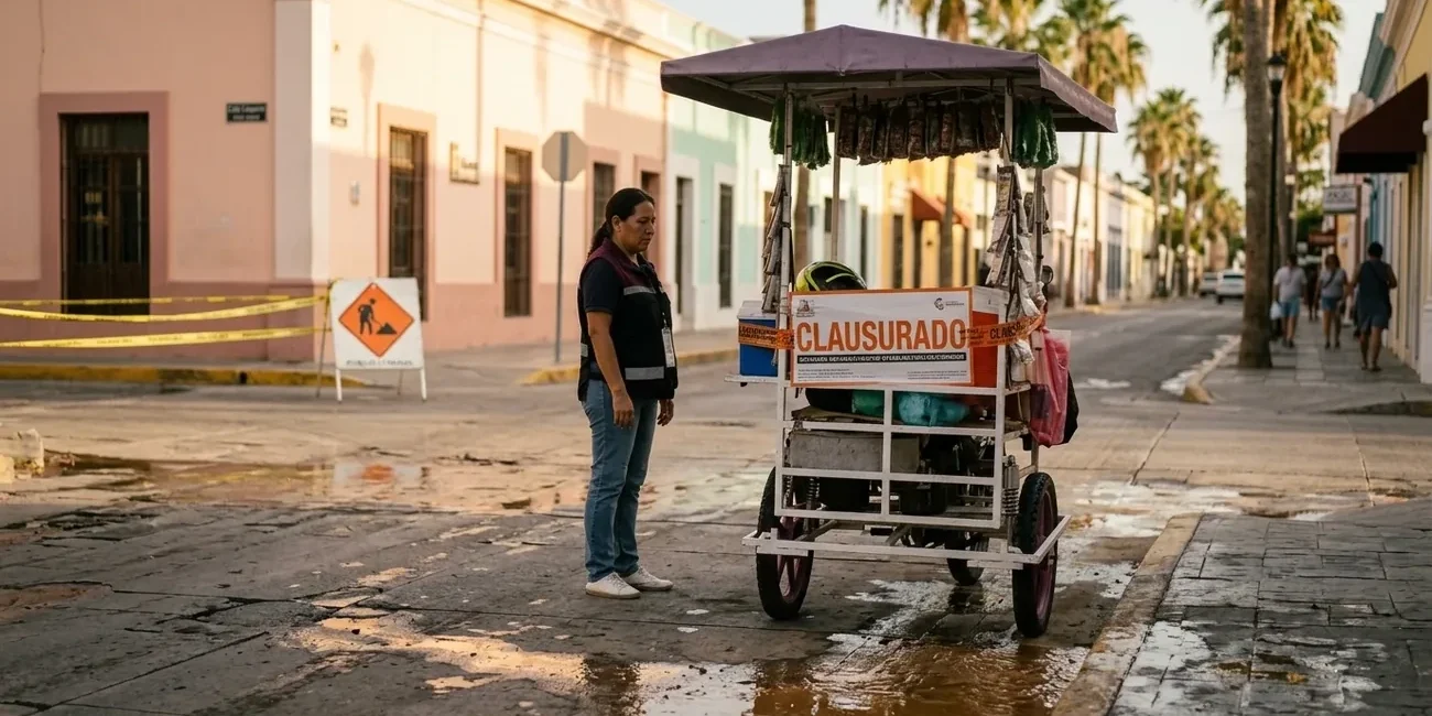 La Paz Bans Street Food Sales Near Sewage Spills After Rain