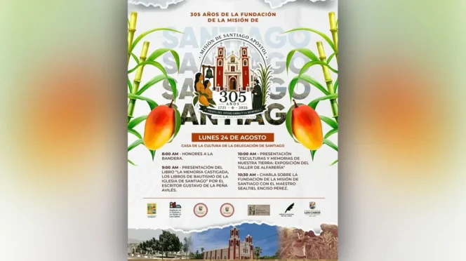 Santiago Celebrates 305 Years with Cultural Events Monday