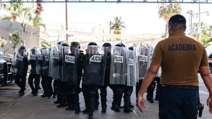 40 Police Commanders Complete Training in Los Cabos