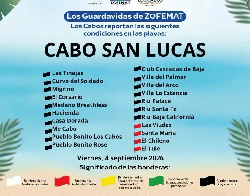 Cabo Beaches Reopen for Swimmers but Swell Closes Some