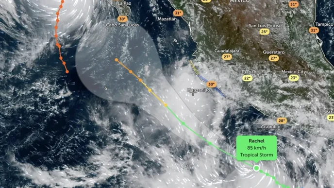 New Storm Rachel Forms — Could It Brush South Cabos?