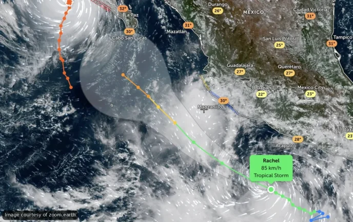New Storm Rachel Forms — Could It Brush South Cabos?