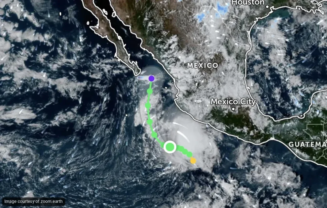 Tropical Storm Vance to Bring Rain, Surf to Baja Sur