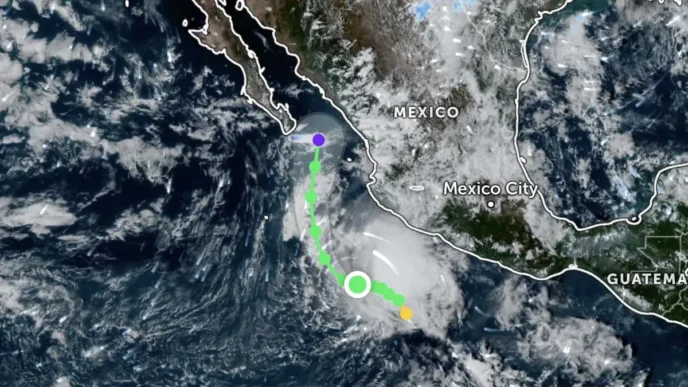Tropical Storm Vance to Bring Rain, Surf to Baja Sur