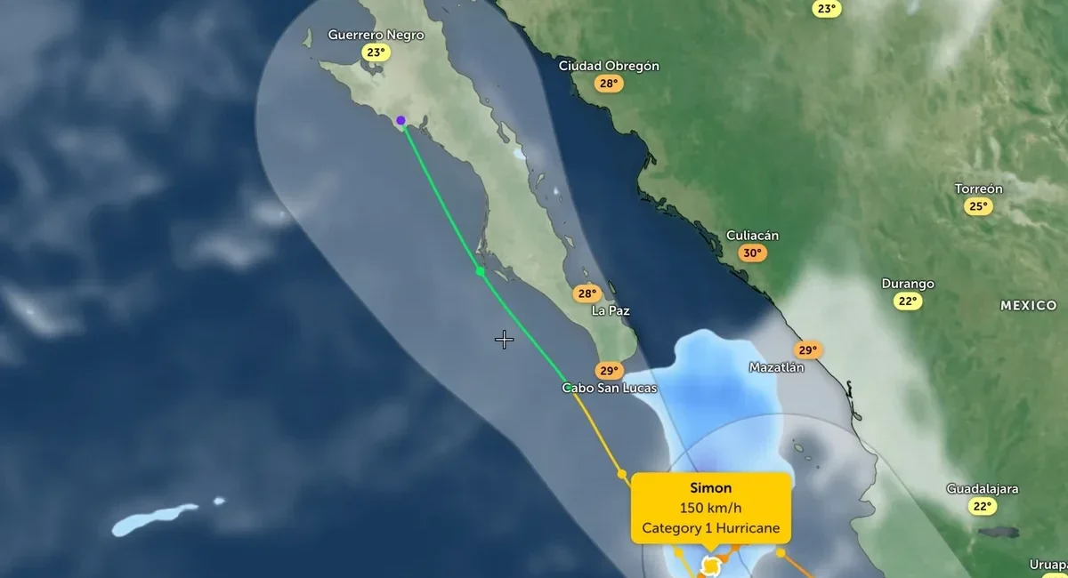 Hurricane Simon Threatens All of Baja California Sur