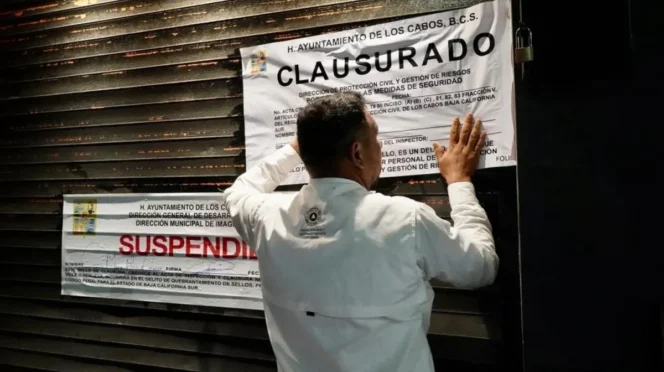 Cabo San Lucas Downtown Inspection Leads to Closure