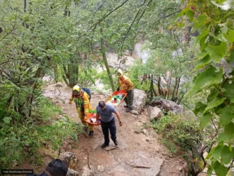Tourist Injured in 40-Foot Fall at Sol de Mayo