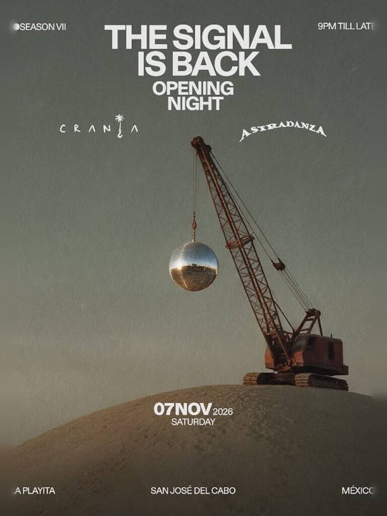 The Signal Is Back — CRANIA × Astradanza Season VII opening night (CRANIA Air Disco, La Playa)